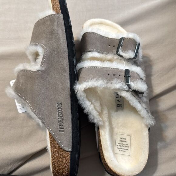 Women’s Arizona Shearling Slide Shoe - Picture 3 of 6
